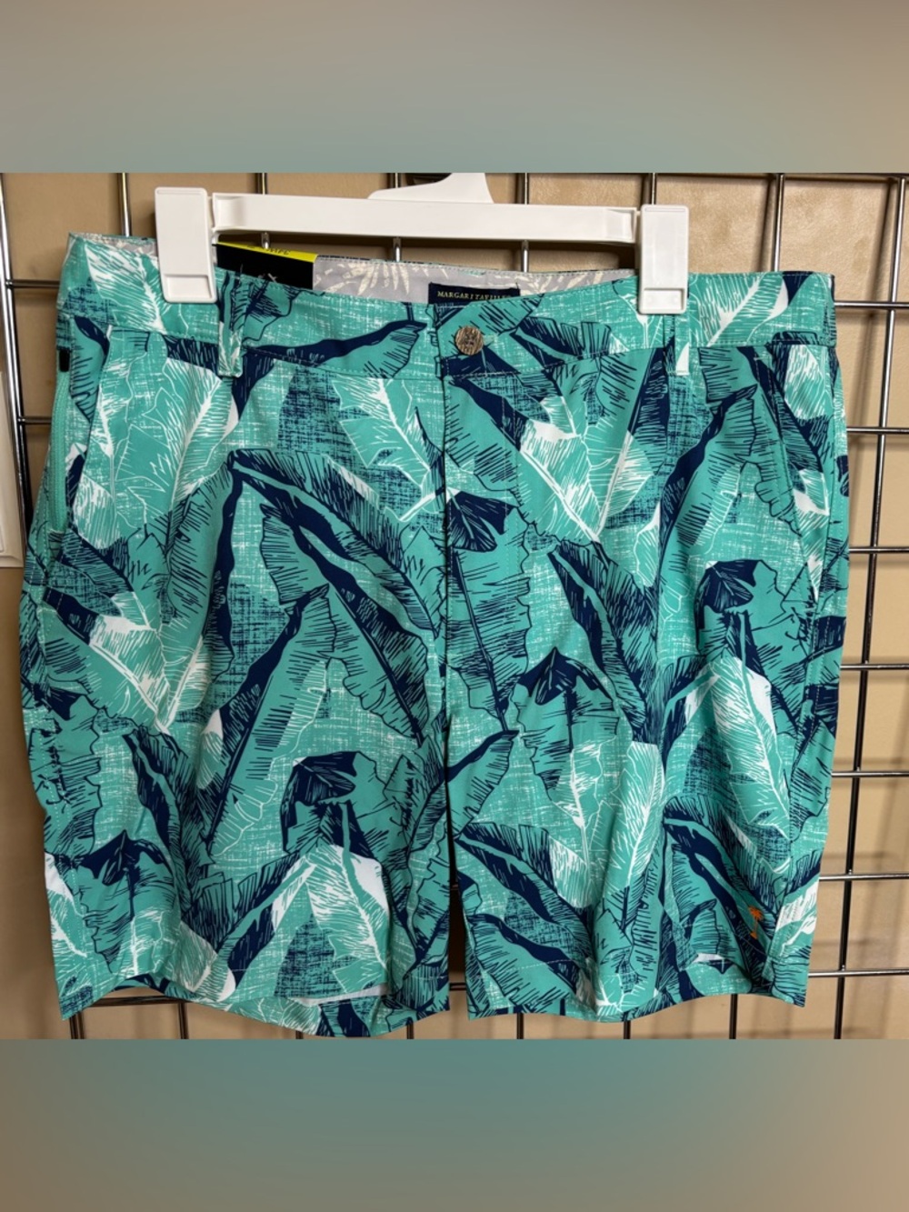 NWT Margaritaville Tropical Board Shorts Men’s Sz 34” Jimmy Buffet Moisture Wick